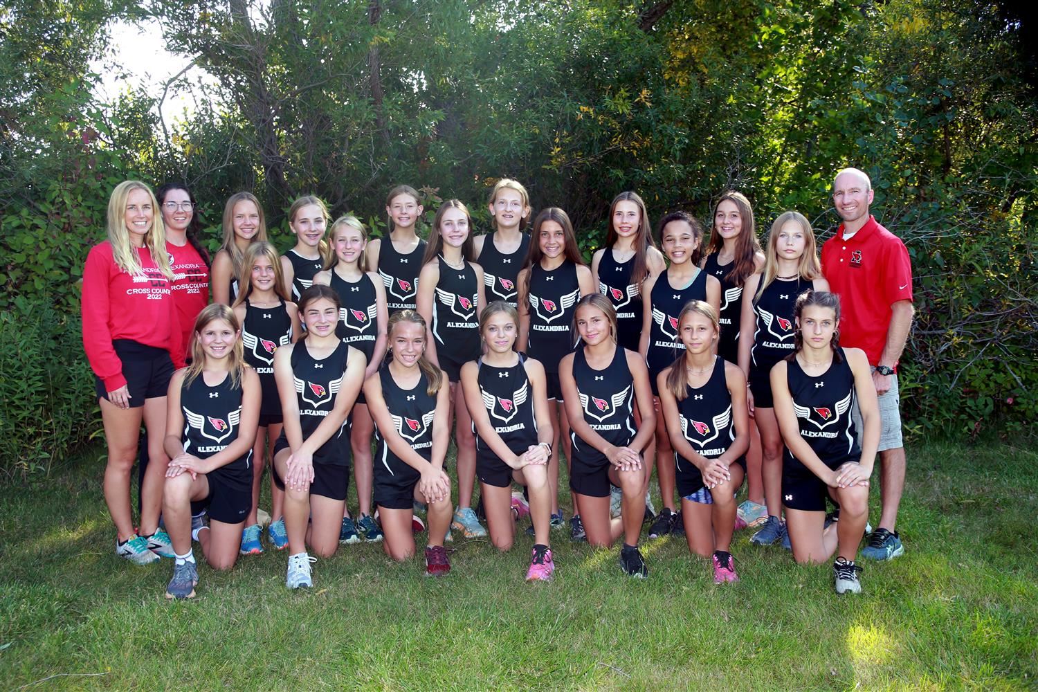2023 Middle School Girls Cross Country Team